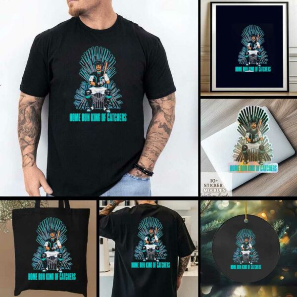 Cal Raleigh Seattle Mariners home run king of catchers shirt