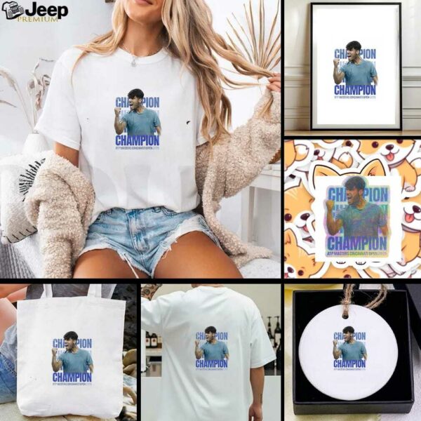 Carlos Alcaraz ATP masters champion Cincinnati open 2025 victory pose shirt