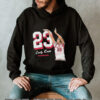 Johnell Davis graphic collage Arkansas Razorbacks shirt