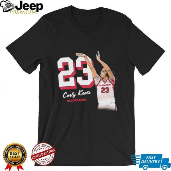 Carly Keats lay up Arkansas Razorbacks shirt