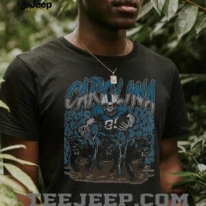Carolina Panther Football Skull Vintage Shirt