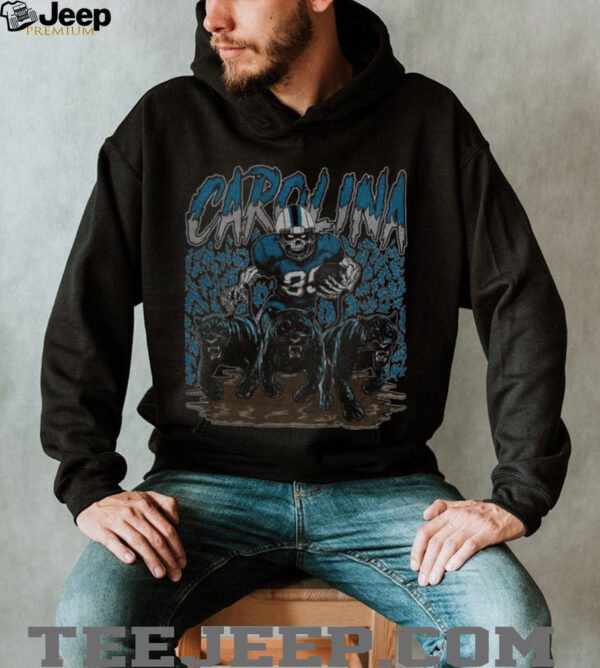 Carolina Panther Football Skull Vintage Shirt