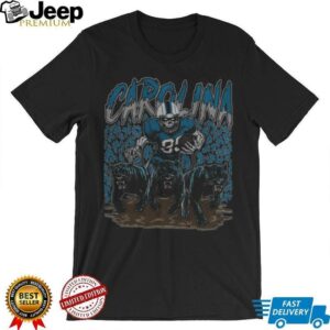 Carolina Panther Football Skull Vintage Shirt