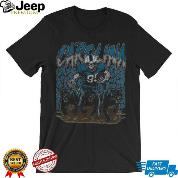 Carolina Panther Football Skull Vintage Shirt