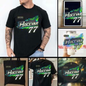 Carson Hocevar Spire Motorsports Black Lifestyle T Shirt
