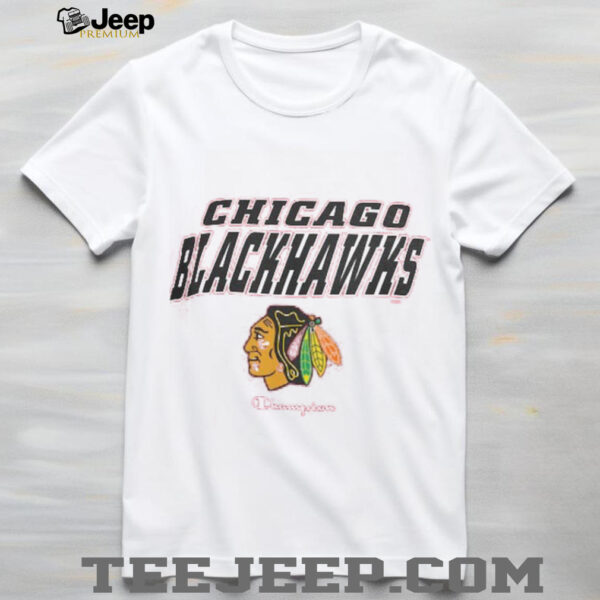 Champion Red Chicago Blackhawks T Shirt