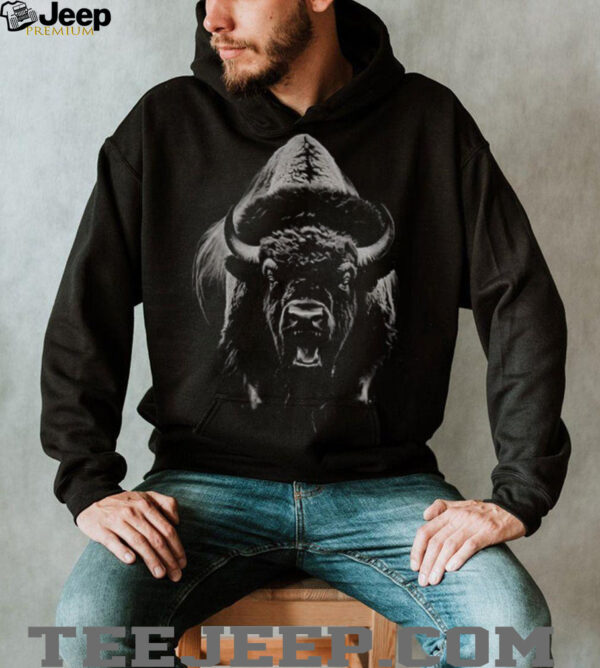Charging Buffalo Majestic Bison Graphic shirt