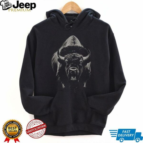 Charging Buffalo Majestic Bison Graphic shirt