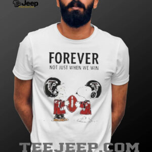Charlie Brown Snoopy Detroit Lions Forever Not Just When We Win shirt