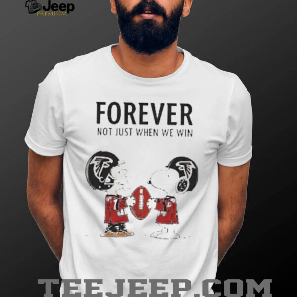 Charlie Brown Snoopy Detroit Lions Forever Not Just When We Win shirt