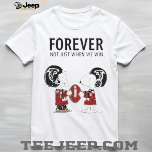 Charlie Brown Snoopy Detroit Lions Forever Not Just When We Win shirt