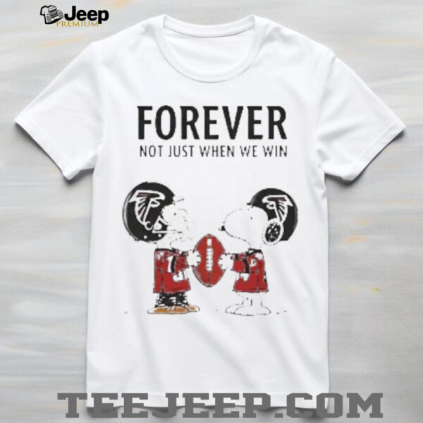 Charlie Brown Snoopy Detroit Lions Forever Not Just When We Win shirt