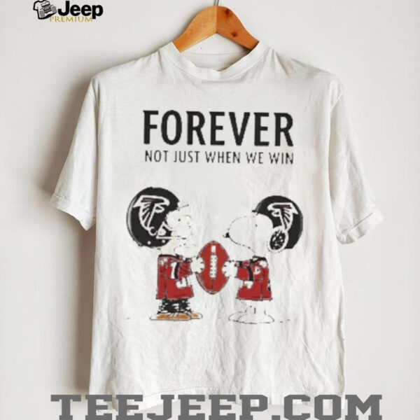 Charlie Brown Snoopy Detroit Lions Forever Not Just When We Win shirt
