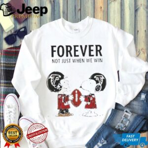 Charlie Brown Snoopy Detroit Lions Forever Not Just When We Win shirt