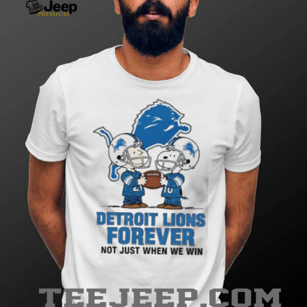 Charlie Brown Snoopy Los Angeles Rams Forever Not Just When We Win shirt