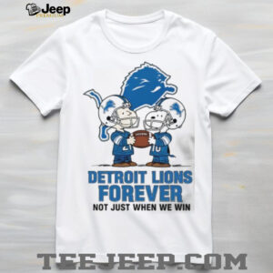 Charlie Brown Snoopy Los Angeles Rams Forever Not Just When We Win shirt