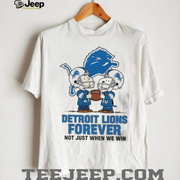 Charlie Brown Snoopy Los Angeles Rams Forever Not Just When We Win shirt