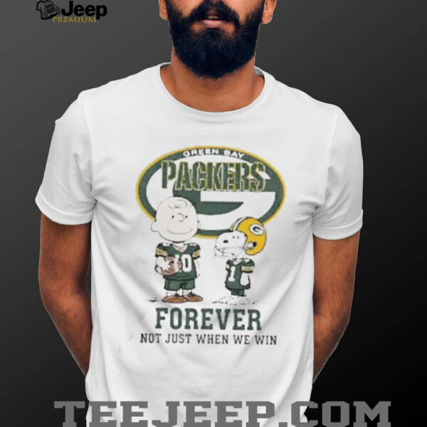 Charlie Brown Snoopy New Orleans Saints Forever Not Just When We Win shirt