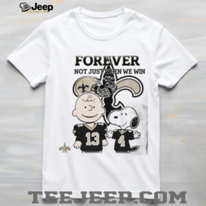 Charlie Brown Snoopy Philadelphia Eagles Forever Not Just When We Win shirt