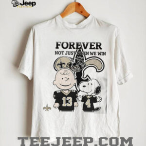 Charlie Brown Snoopy Philadelphia Eagles Forever Not Just When We Win shirt