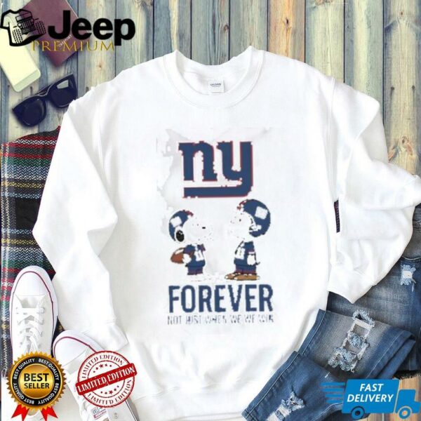 Charlie Brown Snoopy Seattle Seahawks Forever Not Just When We Win shirt
