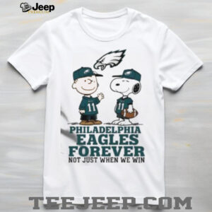 Charlie Brown Snoopy Tampa Bay Buccaneers Forever Not Just When We Win shirt