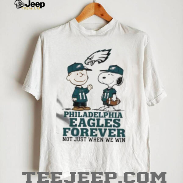 Charlie Brown Snoopy Tampa Bay Buccaneers Forever Not Just When We Win shirt