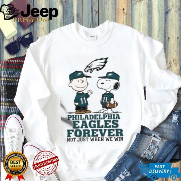 Charlie Brown Snoopy Tampa Bay Buccaneers Forever Not Just When We Win shirt