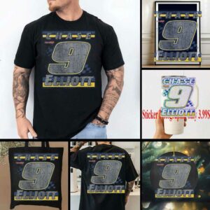 Chase Elliott Hendrick Motorsports Team Collection Book T Shirts