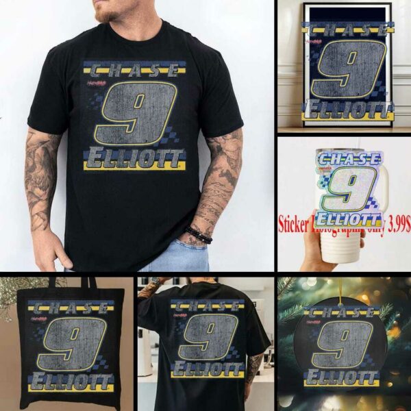 Chase Elliott Hendrick Motorsports Team Collection Book T Shirts