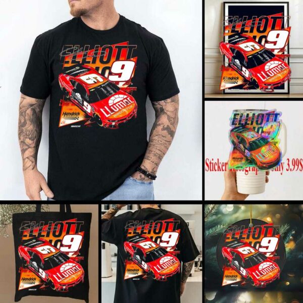 Chase Elliott Hendrick Motorsports Team Collection Llumar T Shirt