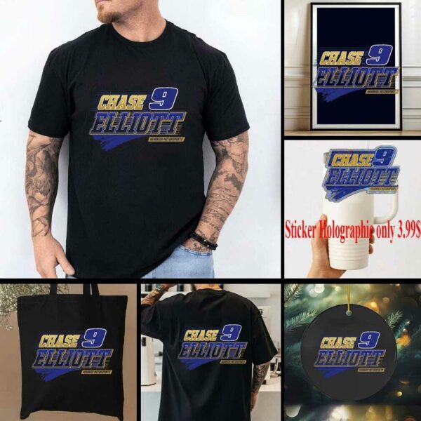 Chase Elliott Hendrick Motorsports Team Collection NAPA 100th Anniversary Car T Shirt