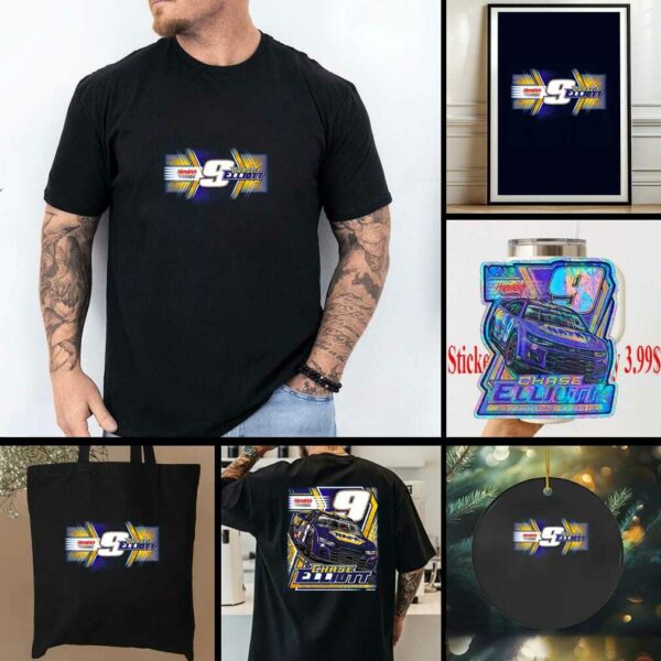 Chase Elliott Hendrick Motorsports Team Collection NAPA Chevrolet ZL1 T Shirt
