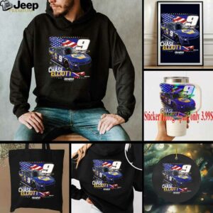 Chase Elliott Hendrick Motorsports Team Collection NAPA Patriotic Car T...