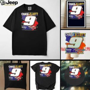 Chase Elliott Hendrick Motorsports Team Collection NAPA Patriotic Car T...