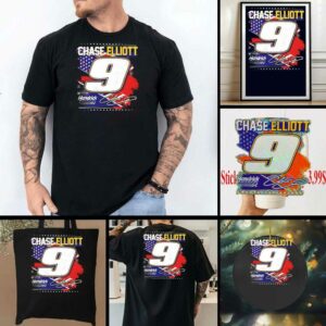 Chase Elliott Hendrick Motorsports Team Collection NAPA Patriotic Car T Shirts