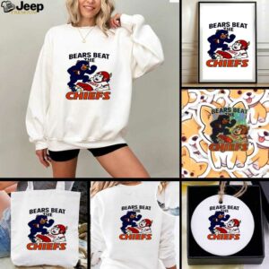 Chicago Bears Stripe Splash Franklin Throwback T Shirt