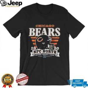 Chicago Bears Stripe Splash Franklin Throwback T Shirt