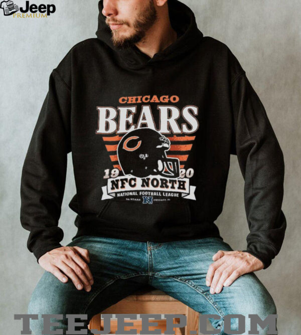 Chicago Bears Stripe Splash Franklin Throwback T Shirt