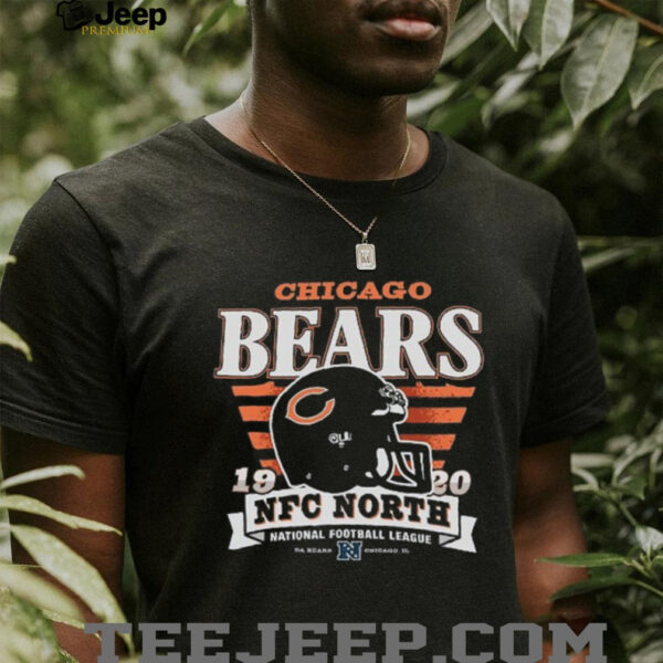 Chicago Bears Stripe Splash Franklin Throwback T Shirt