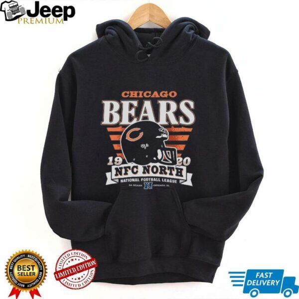Chicago Bears Stripe Splash Franklin Throwback T Shirt