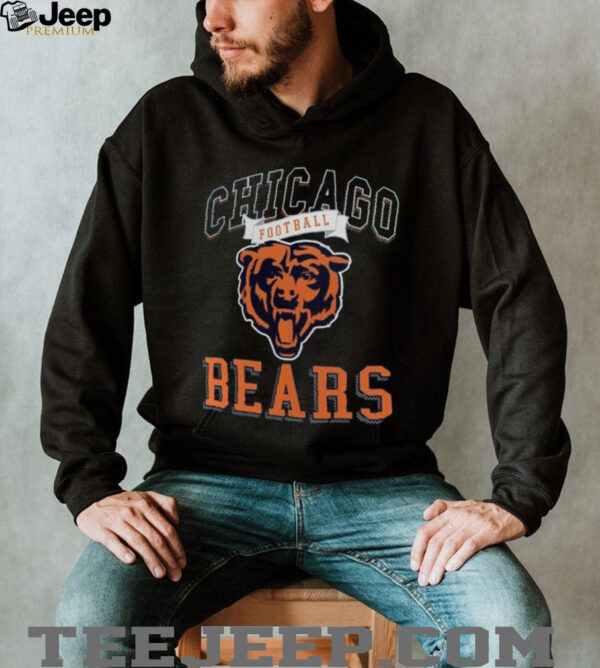 Chicago Bears Team Logo Graphic Fitted T Shirt