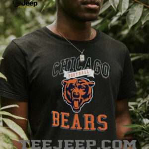 Chicago Bears Team Logo Graphic Fitted T Shirt