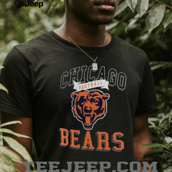 Chicago Bears Team Logo Graphic Fitted T Shirt