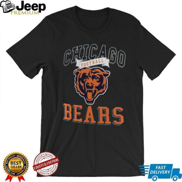 Chicago Bears Team Logo Graphic Fitted T Shirt