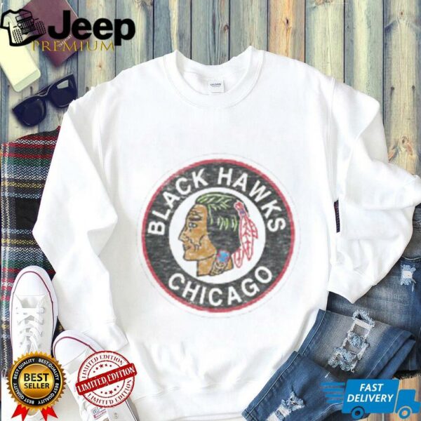 Chicago Blackhawks Relay 1837 Grey Franklin T Shirt