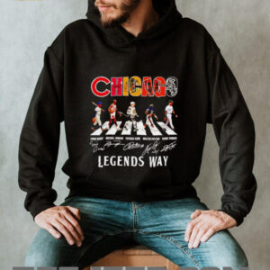 Chicago sports teams players legends way Abbey Road shirt