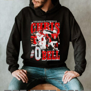 Chris Bell 90’s picture collage Louisville football shirt