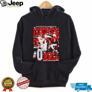 Chris Bell 90’s picture collage Louisville football shirt