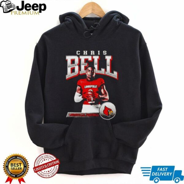 Chris Bell illustrated Louisville football shirt